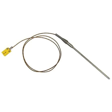 Digi-Sense Temperature Probe, Type K, 12" L, Heatsh 90446-67